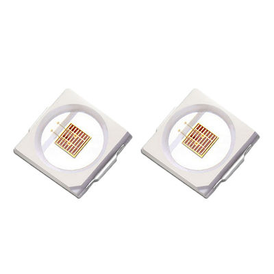 تراشه های 300 میلی آمپری 680 نانومتری SMD LED 3.0 * 3.0 میلی متری SMD LED دیود سطح کره سیلیکا