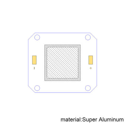 تراشه LED UV 50 وات 395 نانومتری 20000-24000 مگاوات 4046 برای سیستم پخت
