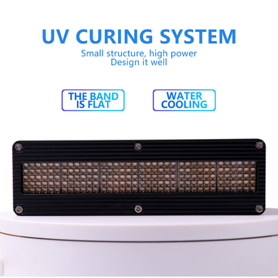 UVA UV LED Curing System سوئیچینگ سیگنال کم نور 0-600W AC220V 10w/Cm2
