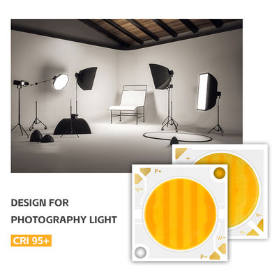 تراشه LED COB سری 2424 2828 با توان 40 وات تا 50 وات، شاخص نمود رنگ بالا (CRI) 80-98 برای روشنایی تجاری