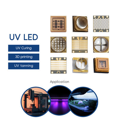 تراشه LED 290nm UVB 0.5W قدرت با زاویه قطب 120 ° برای تجهیزات درمانی