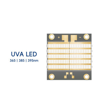 فروش داغ 3535 UVA LED 200W 300W با راندمان بالا 40% -50% 365nm 385nm 395nm Uva LED تراشه برای پخت UV