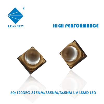 تراشه‌های LED 365 نانومتری 385 نانومتری 395 نانومتری 60 درجه Uva 3w برای پخت UV