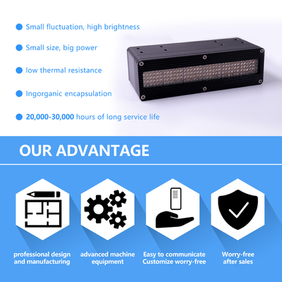 سیستم خنک کننده آبی AC220V LED UV Curing 500W SMD با قدرت بالا