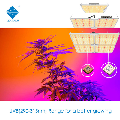 3838 تراشه های LED 3W UVB 340-350nm قدرت نوری بالا 80-120mW برای درمان پزشکی