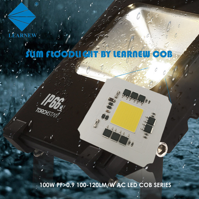 تراشه های LED سفارشی AC LED COB 120V-277V 7070 100W 110-120lm / W COB برای نور صنعت LED