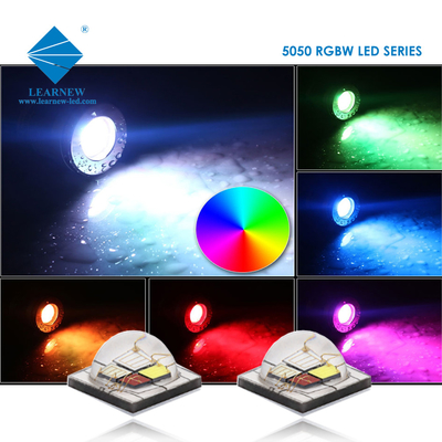 12 وات SMD5050 تراشه های RGBW 350mA 620-630nm 520-530nm 460-470nm 3000K برای چراغ های صحنه