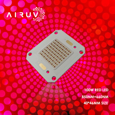 کارخانه شنژن 3535 4046 اندازه 100w 660nm 150w قدرت بالا IR LED COB تراشه برای حفاظت از پوست واقعیت مجازی