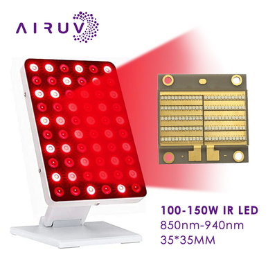 تراشه LED مادون قرمز 840 نانومتری 32000 میلی‌واتی 150 واتی COB LED 22*35 میلی‌متری
