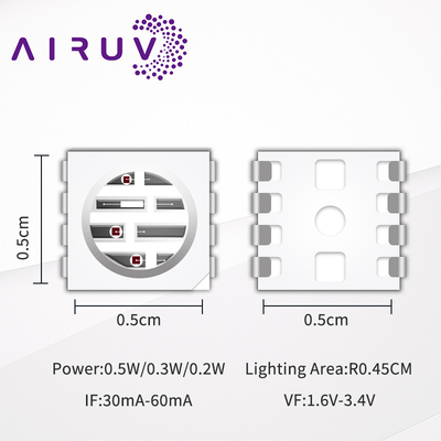 Learnew سفارشی 5050 0.5w دیود قرمز دیود 0.2w 0.3w SMD LED چیپ نمونه های رایگان