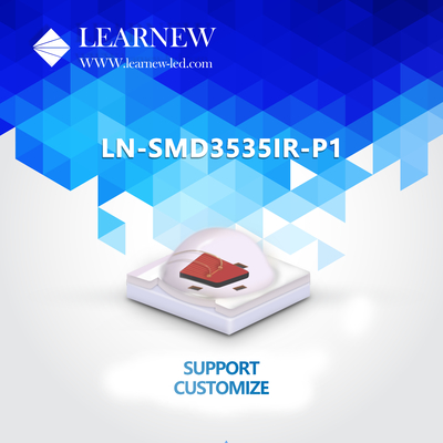 3535 2w 730nm 950nm IR چیپ های LED طول عمر طولانی با قدرت فوق العاده برای سری IR