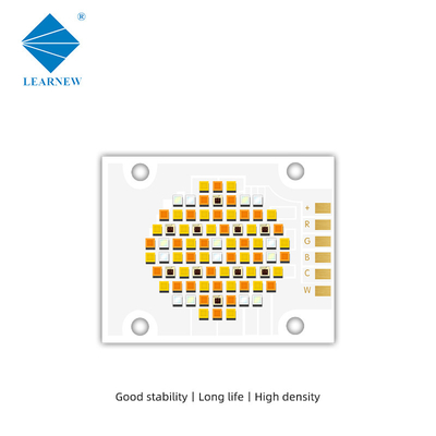 تراشه پنج رنگی Cob Chip 4050 180w Rgbwc LED Chip 21v 24v برای نور عکاسی