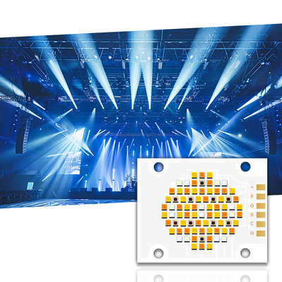 180W CRI 95 COB RGBCW 24V-26V 5 رنگ تراشه LED برای LED Par نور مرحله ای