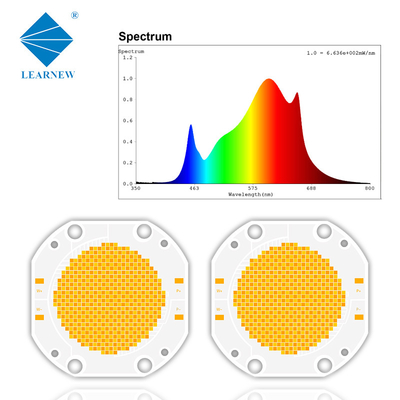 تراشه Cob LED Dimmable دو رنگ 7575 600w + 600w قدرت بالا 54v 60v Cri بالا> 95