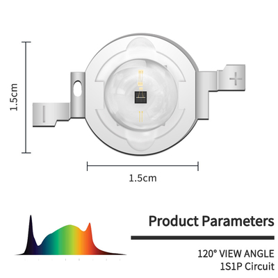 قدرت بالا 2w دیود مادون قرمز تراشه فرستنده 940nm قدرت نوری 950-1100mW VF 2.0-2.4V