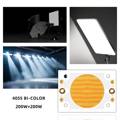 سفارشی 200w 4055 دو رنگ Cob LED با 200W 200W قدرت و سفید 2600k 6500k