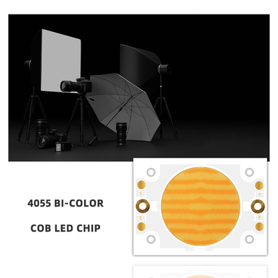200w 200w دو رنگ Cob LED Chip 4055 برای روشنایی عکاسی با قدرت بالا