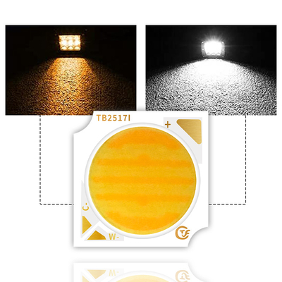 18W 25W دو رنگ COB LED Chip 2800k 6500k 1919 LED COB لامپ عکاسی تنظیم پذیر