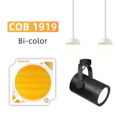 18W 25W دو رنگ COB LED Chip 2800k 6500k 1919 LED COB لامپ عکاسی تنظیم پذیر