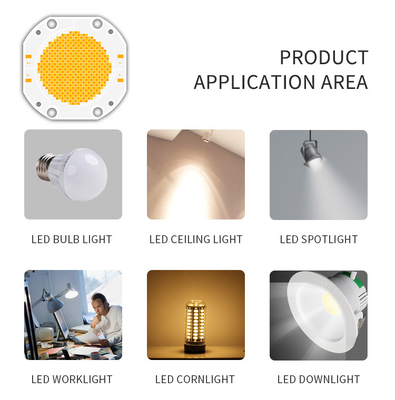 600 ولت + 600 ولت دو رنگ Cob LED Chip 7575 Dimmable 2700-6500k 54v 60v برای نور عکاسی