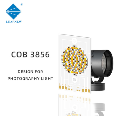 تراشه LED حرفه ای ۳۰۰ وات پنج رنگ COB ۳۸۵۶ ۳۶-۳۹ ولت برای نور عکاسی OEM / ODM