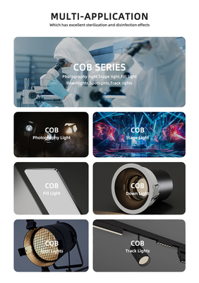 چیپ های LED دو رنگ سفید + گرم با رادیاتورهای آلومینیوم PCB