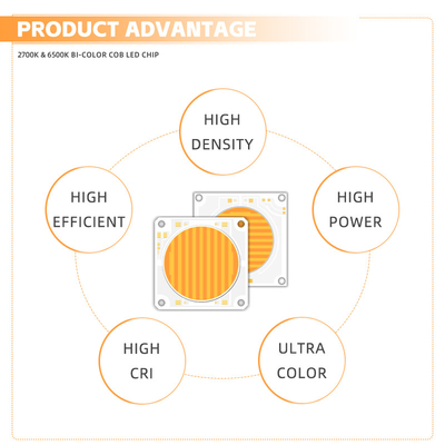 دو رنگ 2700-6500K CRI بالا Ra>95 LED COB CHIP قدرت بالا 150W + 150W 200W + 200W برای نور عکاسی نور ویدیو