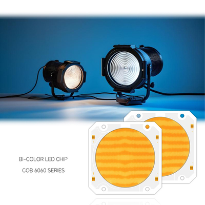 تراشه LED دو رنگی 6060 300W*2 100-120Lm/W دو CCT 2700K 6500K برای نور ویدئویی