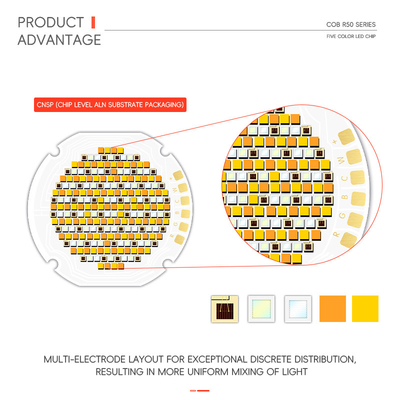 3 سال گارانتی تجاری پنج رنگ Cob LED تراشه Dc 42V 43V 46V 300W 700W