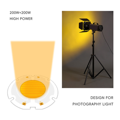 تراشه LED AC 51-53V 2700K-6500K طیف کامل 200w تراشه LED AC COB