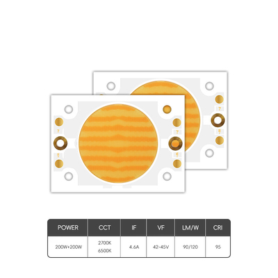 LED COB Chip 200W VF 45V LED Beads DIY طیف کامل قابل تنظیم
