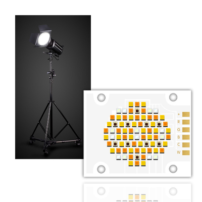 180W RGBCW COB تراشه های LED برای چراغ های عکاسی 5 رنگ در 1 EMIT SIZE 32MM CRI بالا 95