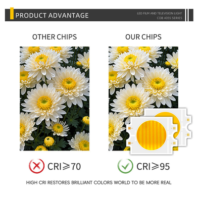 4055 دو رنگ 2700K 6500K قدرت بالا 300W + 300W COB LED Chip Module برای چراغ عکاسی