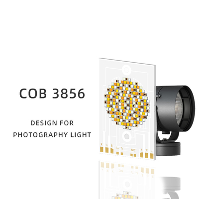 تراشه LED COB قابل تنظیم برای لامپ های عکاسی 3856 300W 500W 2700k 3000k 4000k 5000k 6000k 6500k 36V 39V OEM / ODM
