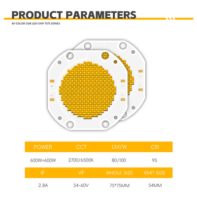 CRI بالا سفارشی قدرتمند 200W 300W 500W 600W 700W 1200W COB Chip LED Board LED Light Module