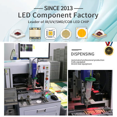 تراشه LED COB RGBWW 5 در 1، 300 وات 500 وات 460/520/620 نانومتر برای نورپردازی صحنه و پروژه های DIY