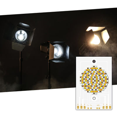 تراشه LED COB با توان بالا 300 وات 500 وات RGBWW 38x56mm 110LM/W 2400K-7000K برای روشنایی تجاری