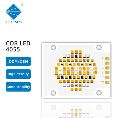 تراشه LED COB پنج رنگ RGBWC با توان 180 وات و 300 وات، ولتاژ ورودی 21-24 ولت و زاویه دید 120 درجه برای نورپردازی عکاسی