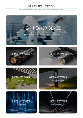 تراشه LED با توان بالا SMD 5050/3535 با 2 سال گارانتی، شاخص نمود رنگ 70/80 و 10000 ساعت کارکرد