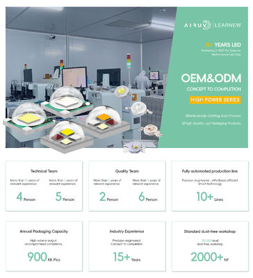 SMD5050 با توان بالا 10W-18W DC6V/12V LED دیود 2000LM 5.0*5.0mm 120 درجه تراشه های لامپ LED 2700k 3000k 4000k 5000k 6000k 6500k