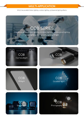 تخصیص 800 وات 1050 وات 1200 وات 2100 وات 2400 وات 6000 وات 8000 وات تراشه LED COB با توان بالا 70/80/90/95 برای نور فیلم نور داخلی