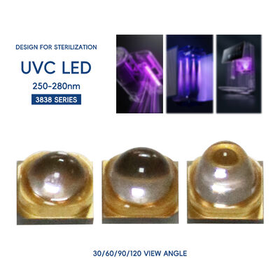 لامپ UV LED UV-C LED 3W 110mW 500mA LED 270nm 3838 275nm لامپ های UV UVC LED 265nm UVC
