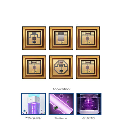 دیود LED UV 5W-7W 55mil SMD3838 با توان بالا 365 نانومتر 385 نانومتر 395 نانومتر 405 نانومتر کیورینگ UV چیپ LED UV