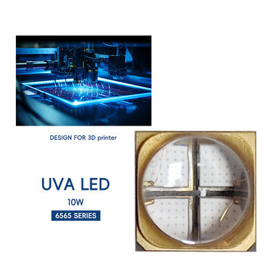 2025 ناهار جدید حرفه ای UVA LED 10W SMD6868 365nm 385nm 395nm 6.0-7.0V UV LED Light برای رشد گیاهان UV Curing