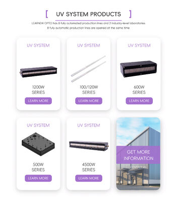 محصولات جدید لوله UV LED 120 وات لوله پخت UV UVA 365 نانومتر 100 وات لوله AC 1500 میلی‌متری IP20 چاپ LED UV آخرین فناوری