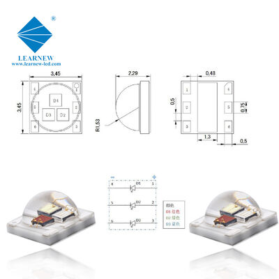 تولیدکنندگان تراشه LED با کیفیت بالا عرضه کننده تراشه LED SMD 3535 برای نور صحنه LED