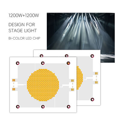 1200W 75-85V Ra95 2700K/6500K 18-21A*2 120x100mm Chip LED COB با قدرت بالا برای لامپ عکاسی سفید گرم سفید دو ضخیم