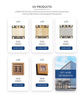قیمت عمده فروشی UVC SMD LED 0.5W UV Led Chip 265-285nm UVC LED 3535