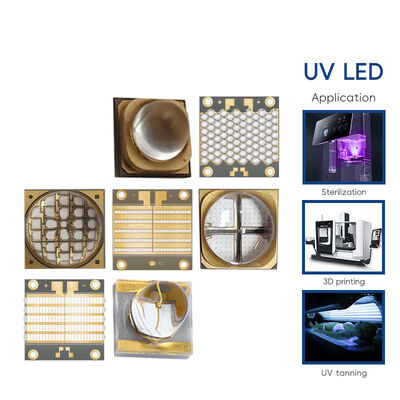 200W Raindrop UV Led 3535 COB UVA LED 395nm 365nm UV LED 38V ماشین چاپی UV COB Module LED UV-A LED 385nm