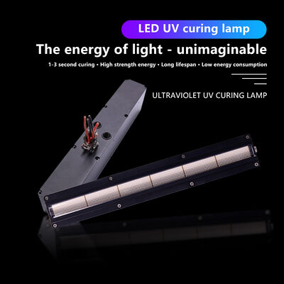 طول عمر سیستم UV LED پخت AC220V 1200W طول 395 نانومتر 310 میلی متر دستگاه های چاپ 12 وات بر سانتی متر مربع 0-12 ولت کم نور چاپ افست